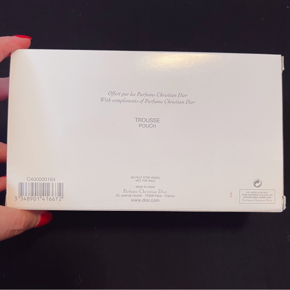 NIB Christian Dior Trousse Cosmetic Pouch Beauty Bag - Picture 6 of 6
